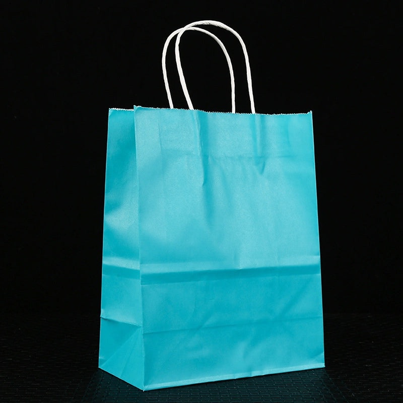 Handheld Kraft Paper Snack Bread Takeout Bags Custom Logo Printing Available|Packaging & Storage Bags
