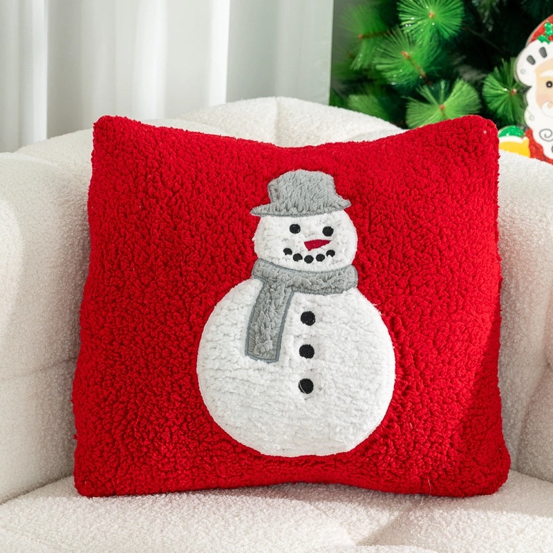 Christmas Cute Snowman and Reindeer Plush Sofa Decor|Home Decor Holiday Accessories