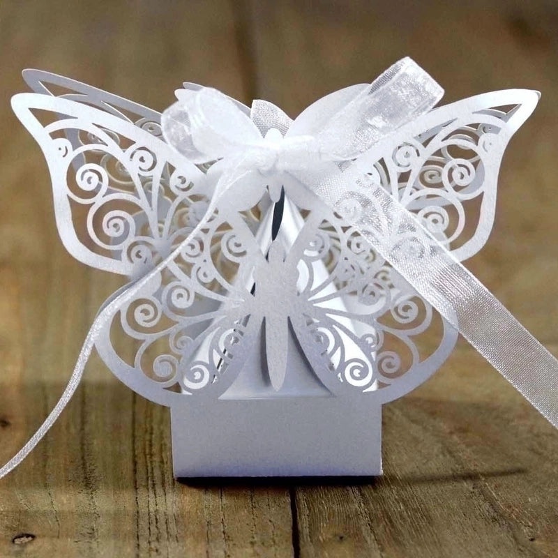 Iridescent Bow Knot Gift Bags 210g for Wedding Banquet|Gift Bags & Packaging