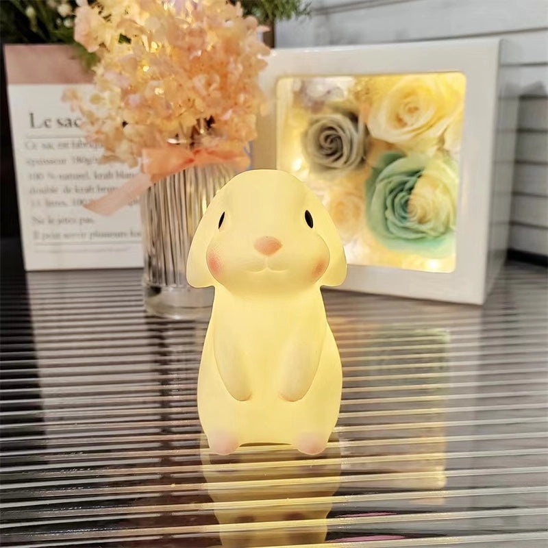 Adorable Bear and Duck Vinyl Night Lights for Indoor Birthday Decor|Home Decor Lighting