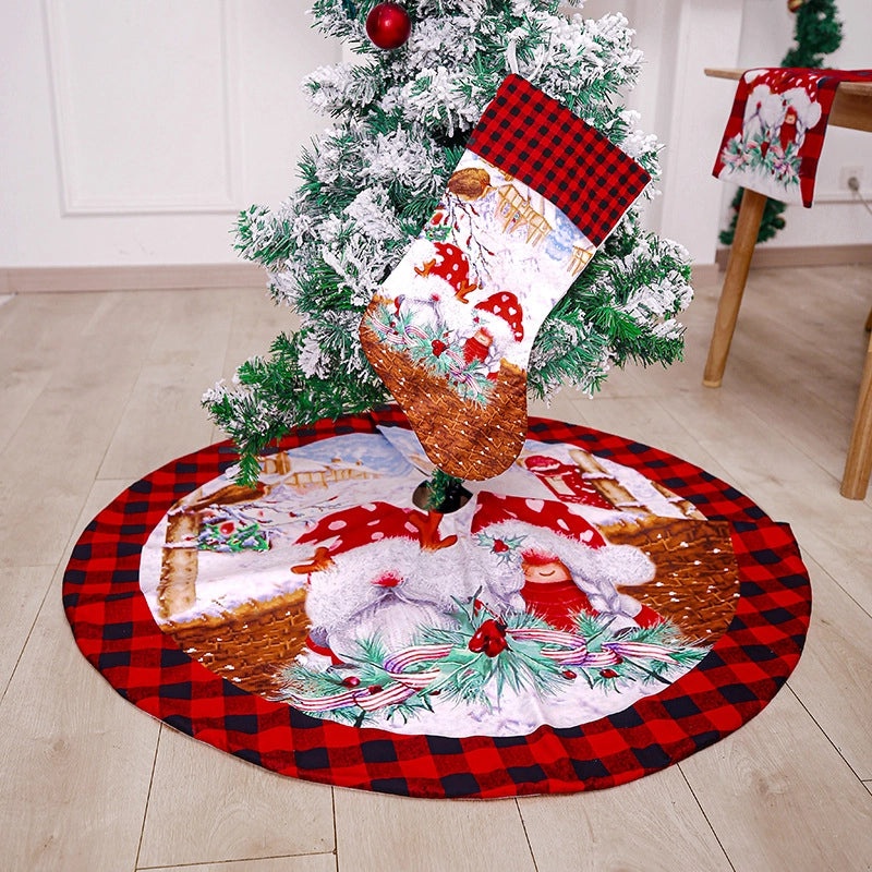 Christmas Doll Party Chair Cover and Tableware Set|Party Supplies