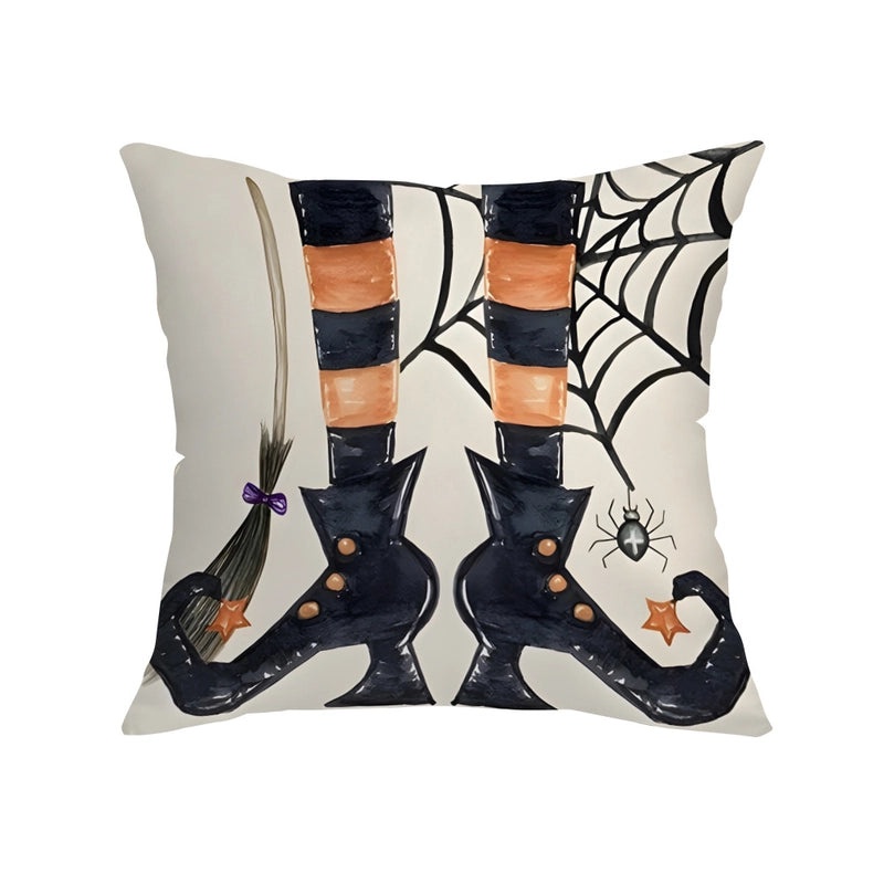 Nordic Halloween Pumpkin Letter Pillow for Couch & Sofa | Home Decor & Holiday Accessories