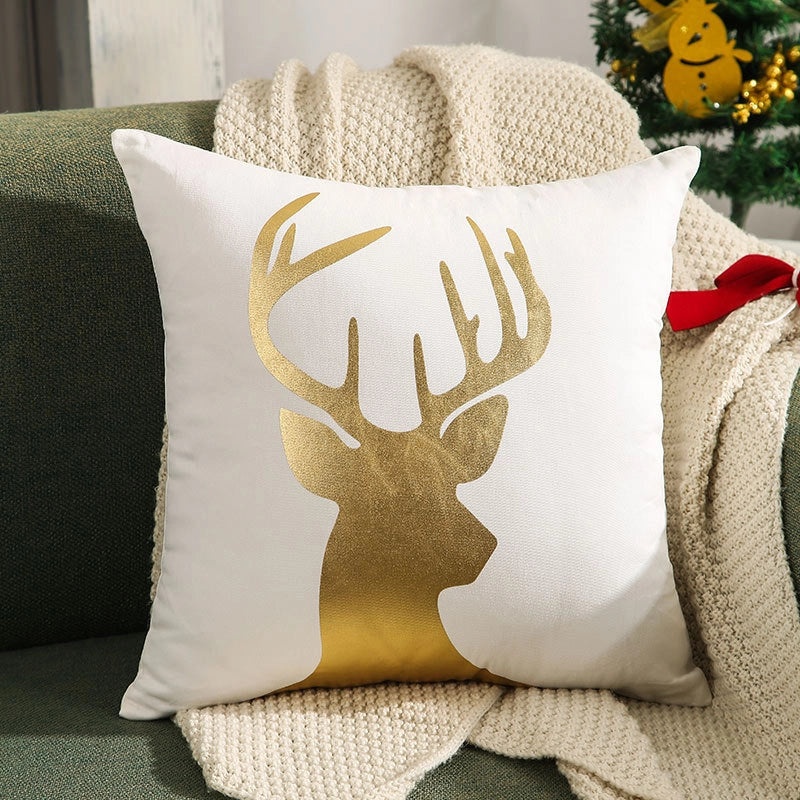 Christmas Tree and Reindeer Plush Pillow Covers|Home Decor Pillows