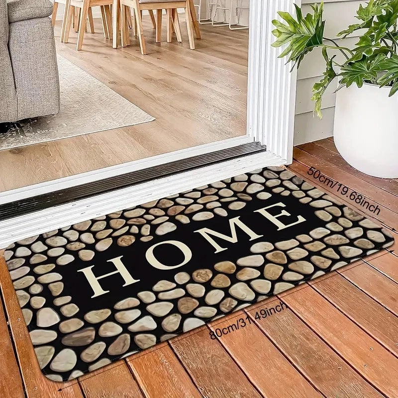 Casual Letter Pattern Diatomaceous Earth Bath Mat for Bathroom|Home & Living Accessories