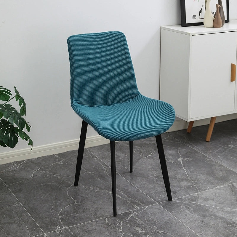 Boat-shaped Stretch Chair Cover Thickened Pineapple Pattern Nordic Style All-Season Dining Chair Slipcover|Home Decor & Furniture