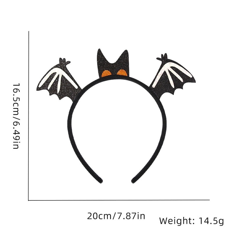 Halloween Pumpkin Cat Bat Feather Hairband for Masquerade Party Costume Props | Party Accessories