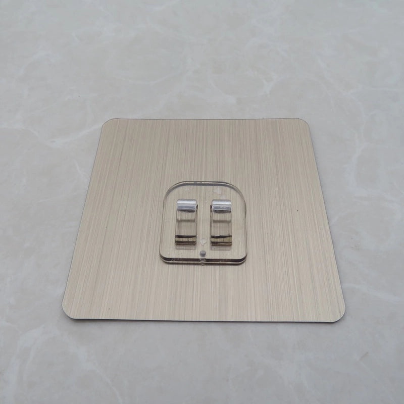 Transparent Seamless Sticky Hook Strong Adhesive Non-Permanent Plastic Hanger for Bathroom Kitchen|Home Organization Accessories