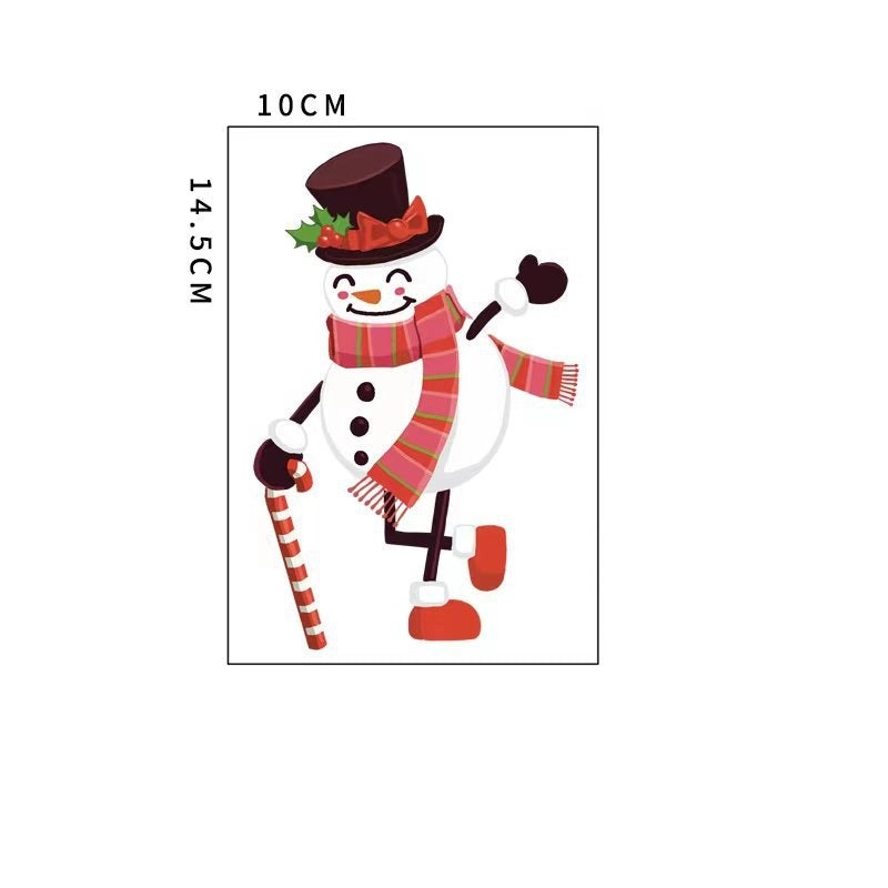 Festive Christmas Tree Snowman Elk Decorations PVC Ornaments|Holiday Home Decor