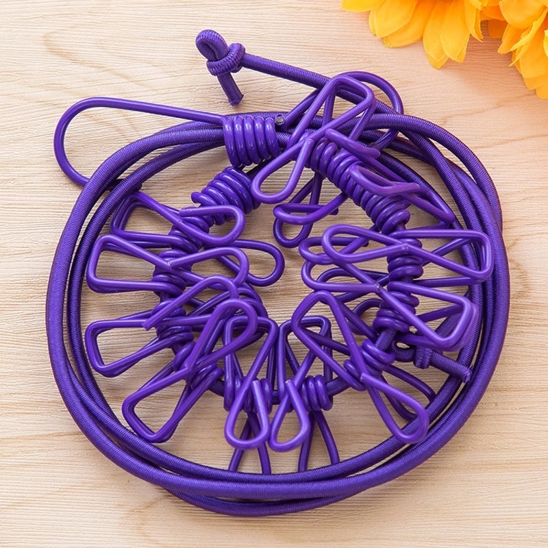 Durable Solid Color Iron Clothesline for Drying Laundry | Home & Garden