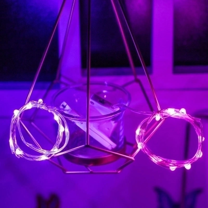 Romantic Solid Color PVC String Lights for Valentine's Day Date Decoration|Home Decor Lighting