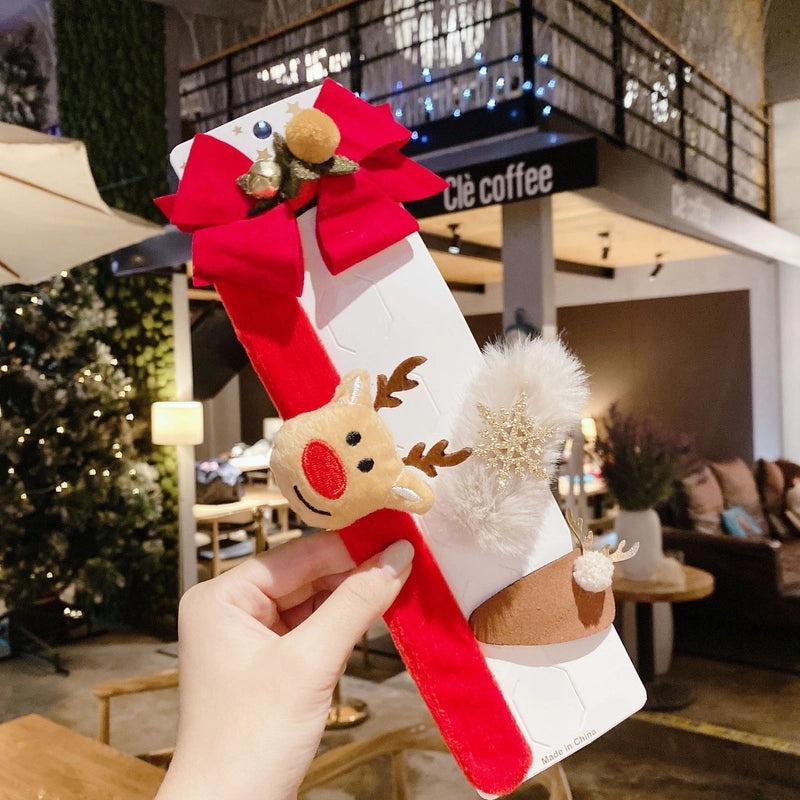 Festive Christmas Hair Clip Set with Santa Hat Snowman and Elk Designs|Holiday Accessories