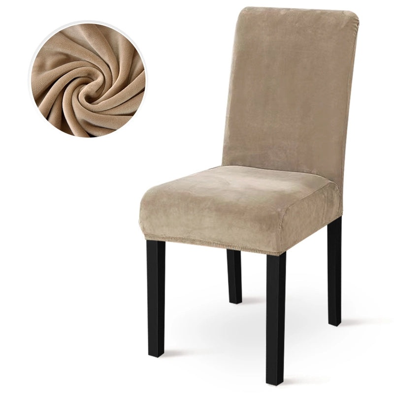 Elegant Solid Color Polyester Chair Cover | Home Decor & Furniture Accessories
