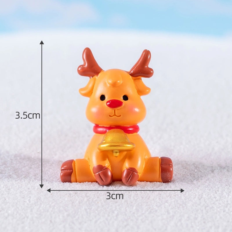 Creative Mini Santa Snowman Crystal Ball Ornaments for Desktop Decoration | Home Decor Accessories