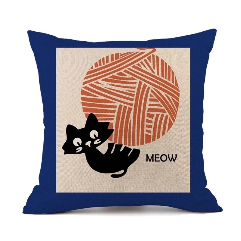 Adorable Animal Print Linen Pillow Covers|Home Decor Accessories