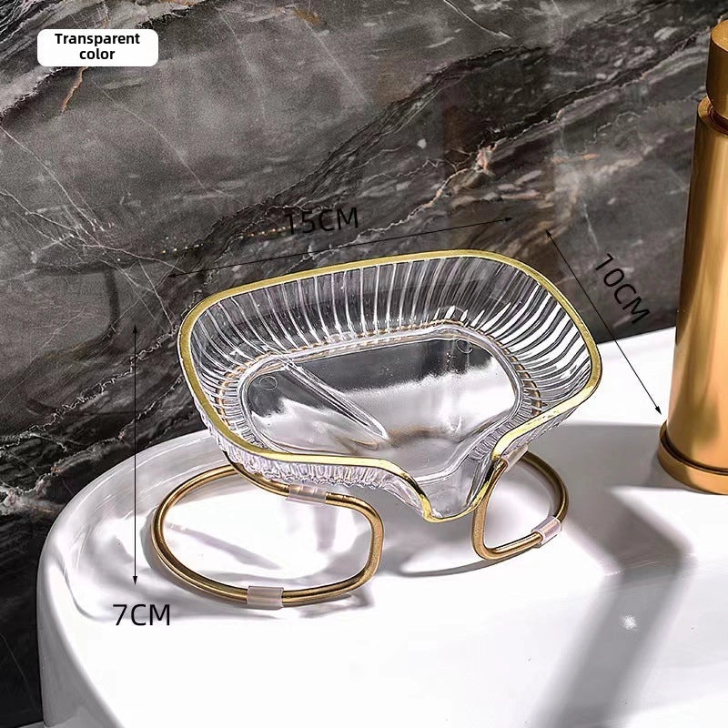 Light Luxury Nordic Soap Dish Tray for Bathroom and Household Storage | Home & Kitchen Storage