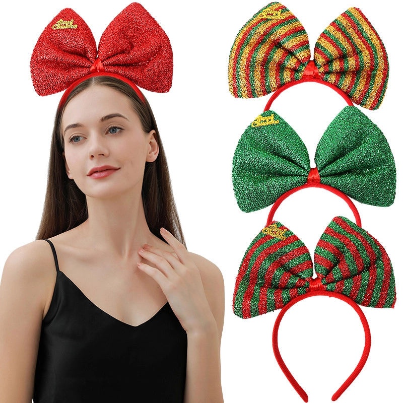 Sweet Christmas Bow Knot Hair Clip for Daily and Party Wear|Hair Accessories