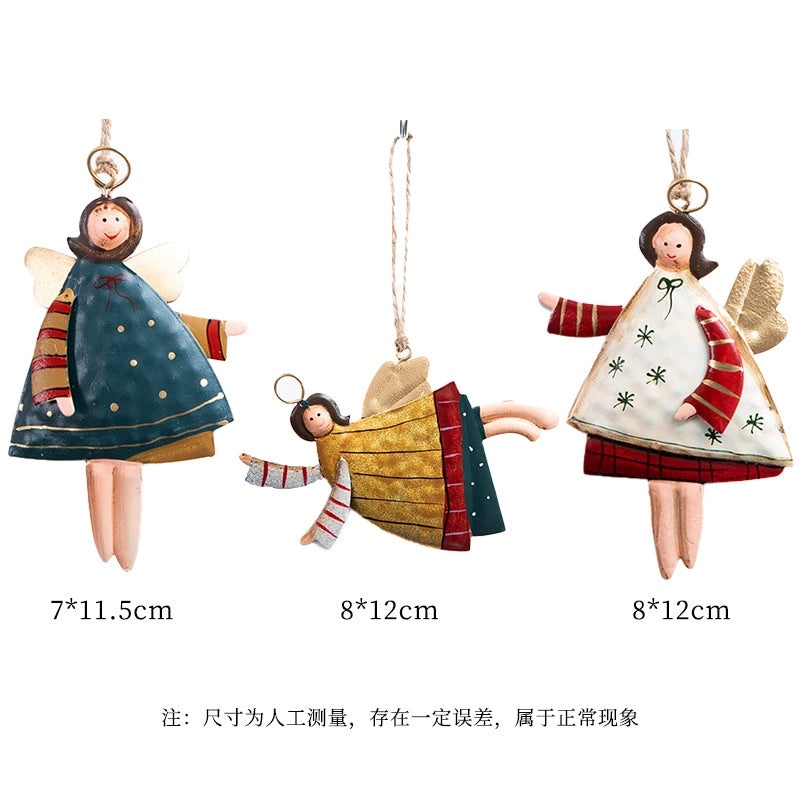 Cartoon Santa Claus Iron Christmas Decoration Minimalist Festive Props|Home Decor