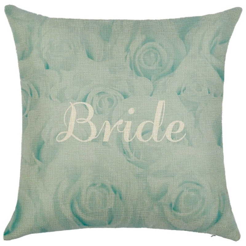 Classic Minimalist Ocean Letter Linen Pillow Cases for Commute | Home Decor Pillows