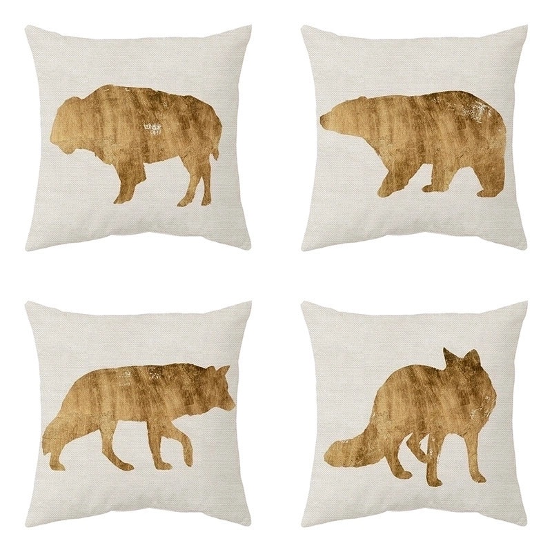 Adorable Animal Plush Short Pillow Covers|Home Decor Pillows