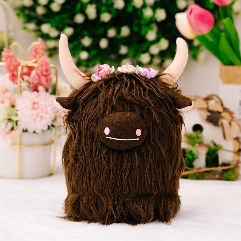 Adorable Plush Cattle Family Gathering Decor | Home Decorations