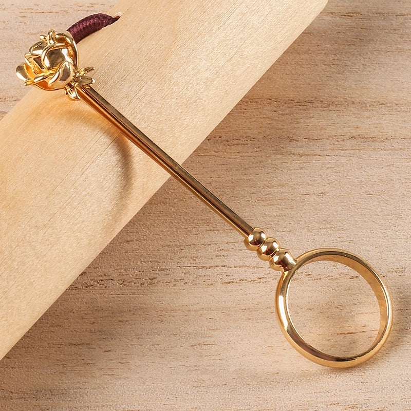 Elegant Brass Ring Cigarette Holder for Casual Vacation Wear | Accessories & Jewelry