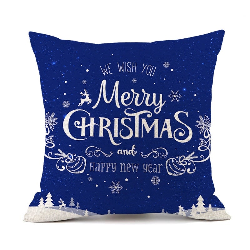 Christmas Snowflake Linen Pillow Covers for Couch Sofa Decor | Home & Living Pillows