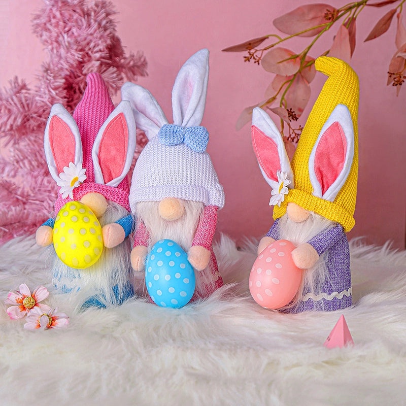 Easter Bunny Egg Plush Doll for Home Decor|Seasonal Decorations