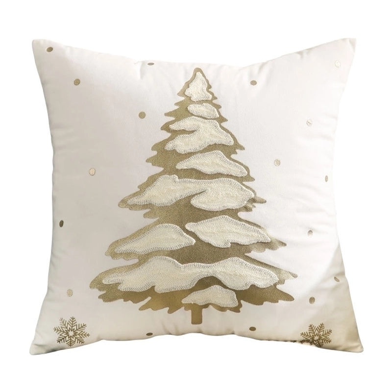 Christmas Tree and Reindeer Plush Pillow Covers|Home Decor Pillows