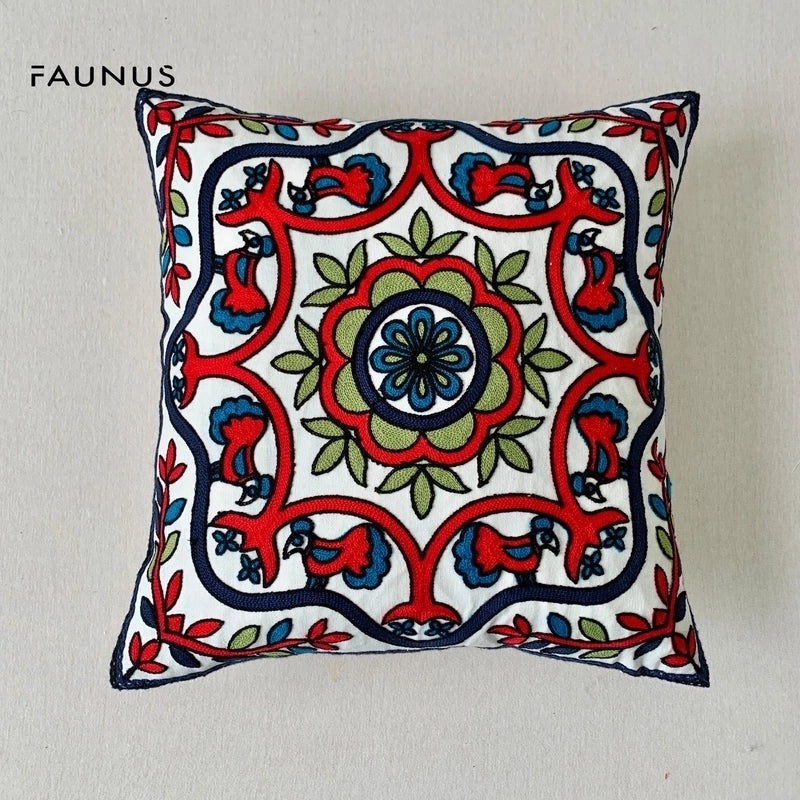 Tropical Floral Cotton Pillow Covers for Vacation Vibes|Home Decor & Bedding