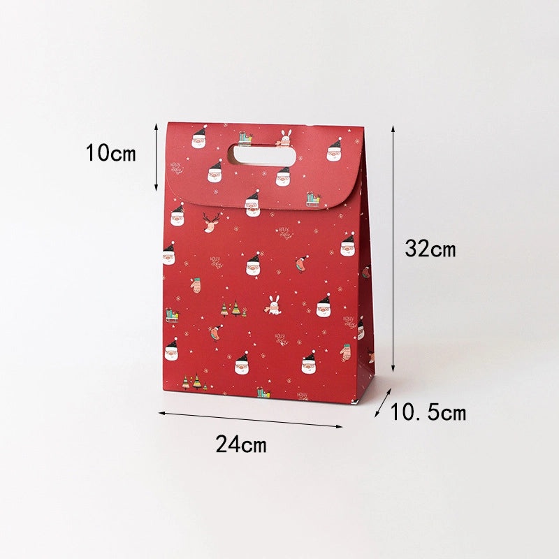 Festive Cartoon Christmas Gift Bags for Casual Party Presents | Gift Wrapping Supplies & Party Favors