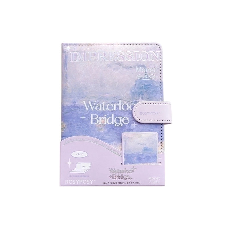 Sweet Pu Leather Landscape Notebook for School Learning | Stationery & Notebooks