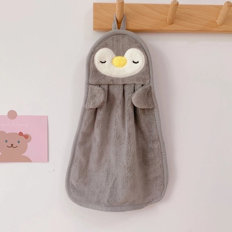 Adorable Penguin Floral Print Cloth Towels|Home & Kitchen Textiles