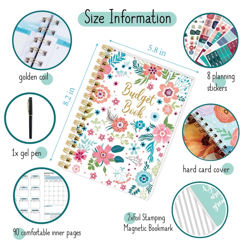 Cartoon Flower School Notebook Set for Learning and Writing|Stationery & School Supplies