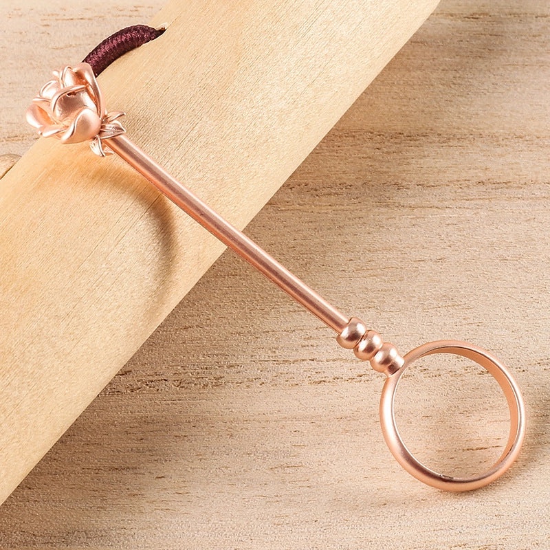Elegant Brass Ring Cigarette Holder for Casual Vacation Wear | Accessories & Jewelry