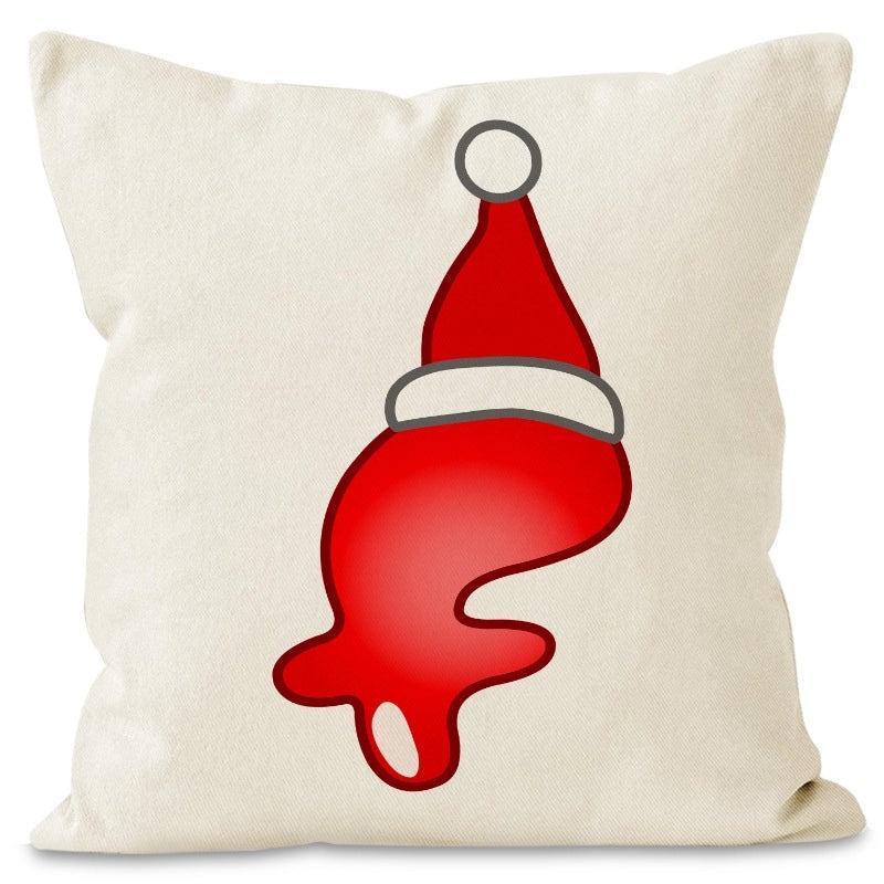 Nordic Christmas Pillow Covers Cute Modern Santa Hat Linen Polyester Sofa Cushion Cases|Home Decor Pillows