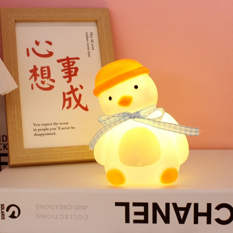 Adorable Bear and Duck Vinyl Night Lights for Indoor Birthday Decor|Home Decor Lighting