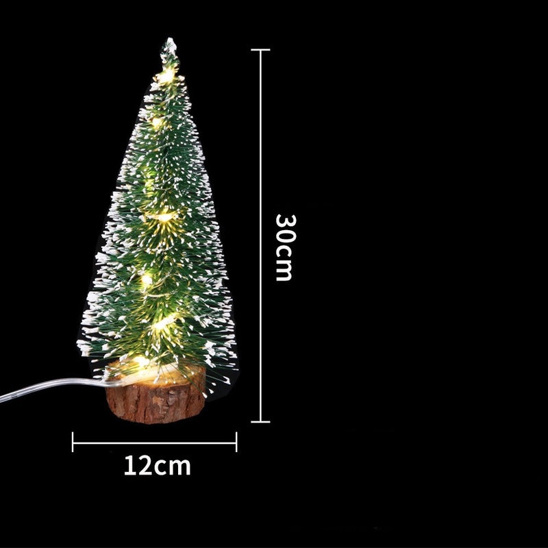 Casual Christmas Tree Plastic Iron Table Decoration for Family Gathering | Holiday Home Decor