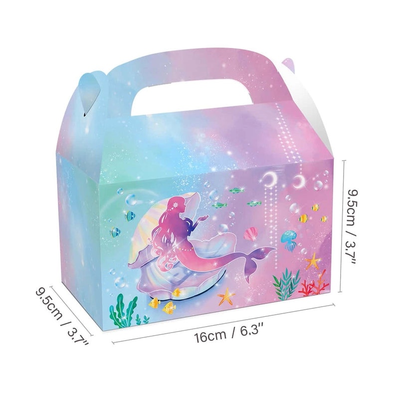 Adorable Mermaid-Themed Paper Gift Bags for Party Wrapping | Party Supplies & Gift Wrapping