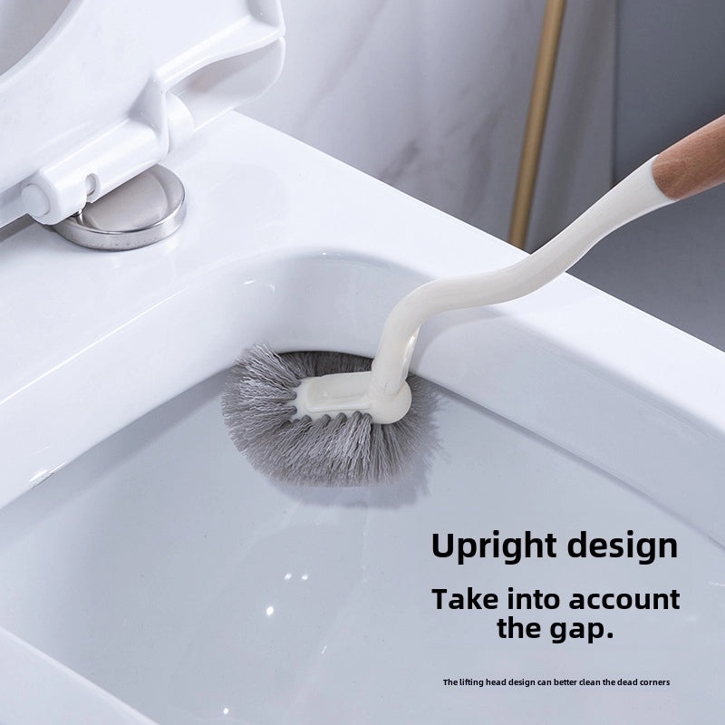 Japanese Style Long Handle Toilet Brush | Bathroom Cleaning Tool | Oak Material | Durable & Authentic | Home Essentials