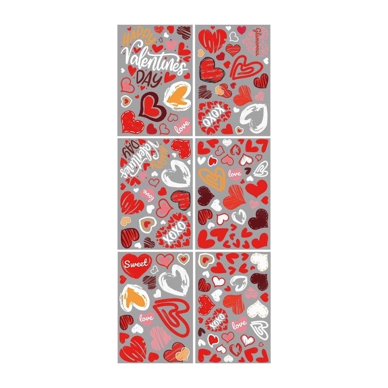 Valentine's Day Heart Shaped PVC Wall Decor for Casual Home|Home Decor