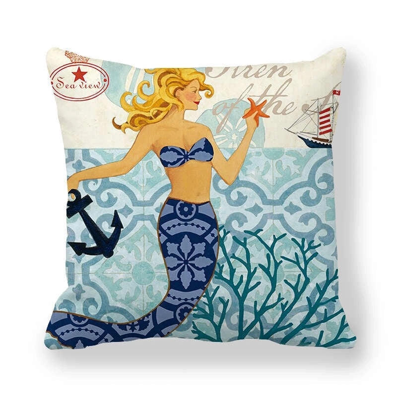 Vintage Animal Landscape Peach Skin Fiber Pillow Covers|Home Decor Pillows