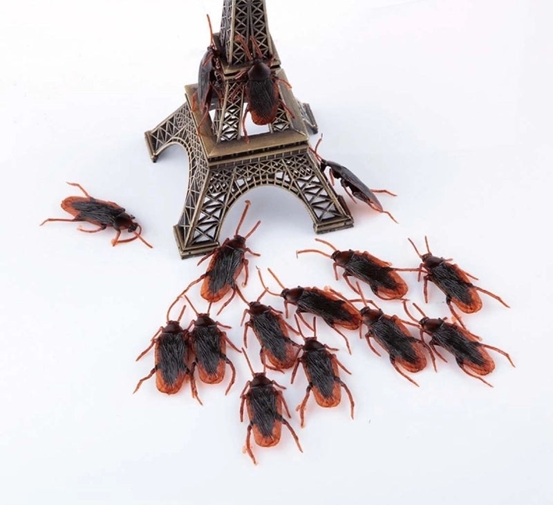 200pcs Realistic Fake Cockroach Toys for Pranks April Fool's Day Practical Joke Props|Novelty & Gag Gifts
