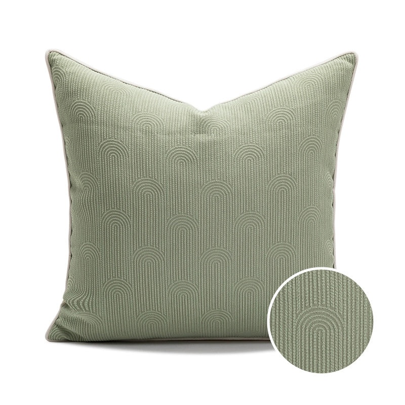 Nordic Cream Matcha Green Pillow Cover Soft Simple French Style Small Sofa Cushion Living Room Decor|Home Decor Cushions