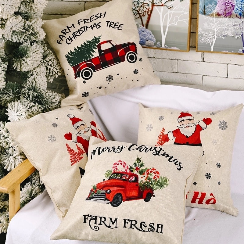 Festive Christmas Couch & Sofa Decorations for Holiday Home | Holiday Home Decor