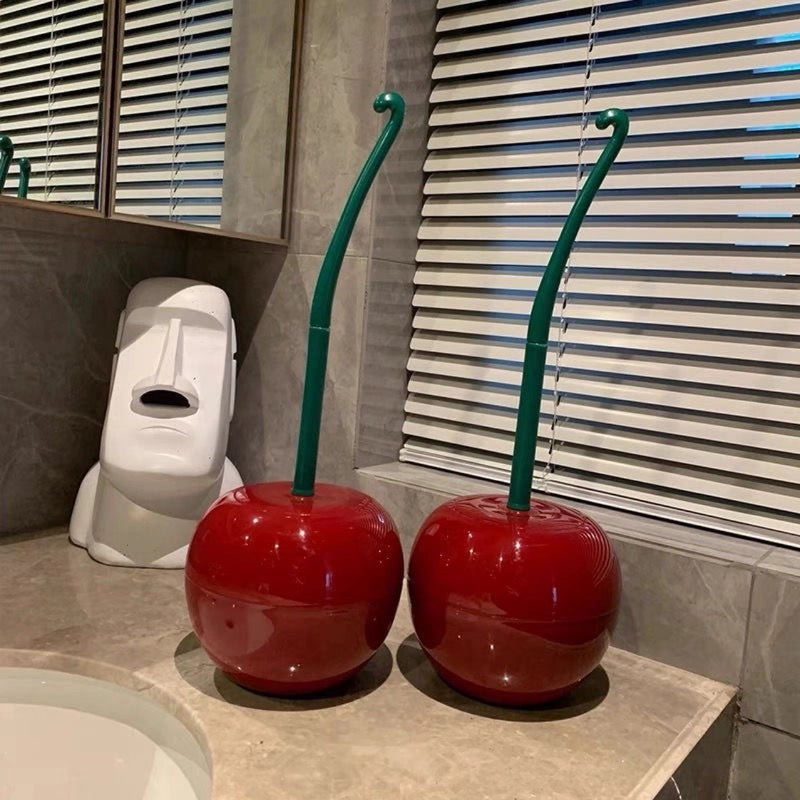 Fruit-Themed Plastic Toilet Brush for Bathroom | Home & Living Bath Accessories
