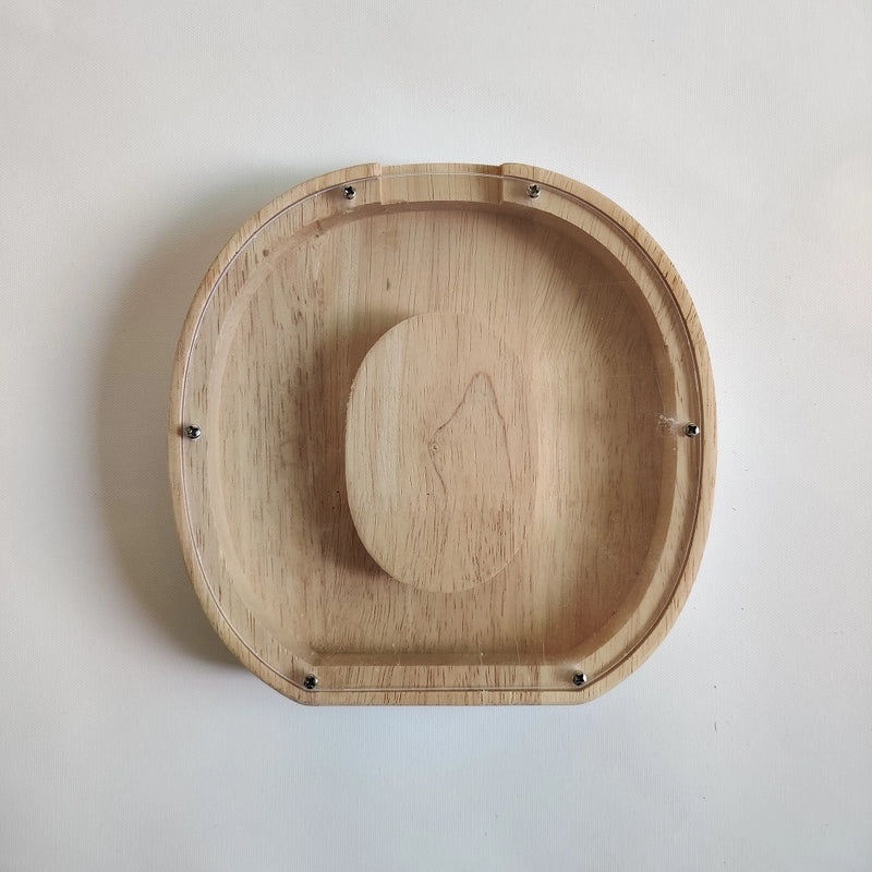 Oak Letter Glass Pendant for Halloween Christmas Easter Casual Wear|Jewelry & Accessories