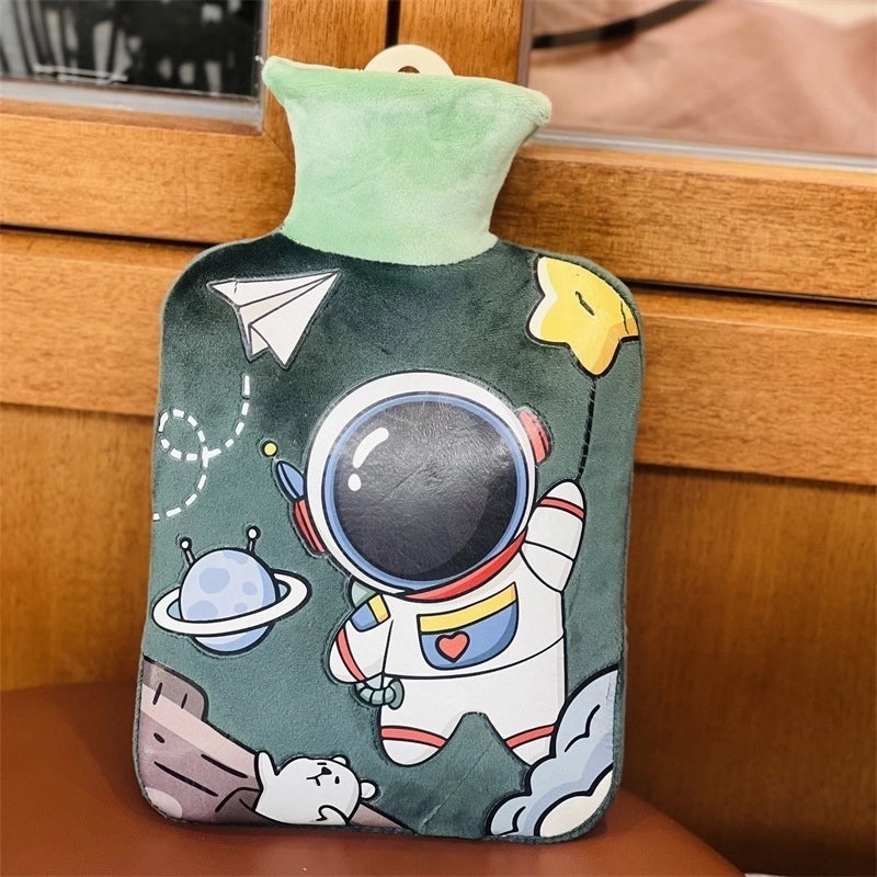 Autumn Winter Star Space Astronaut Cartoon Hot Water Bag High Density PVC Injection|Home & Living > Heating & Cooling > Hot Water Bottles