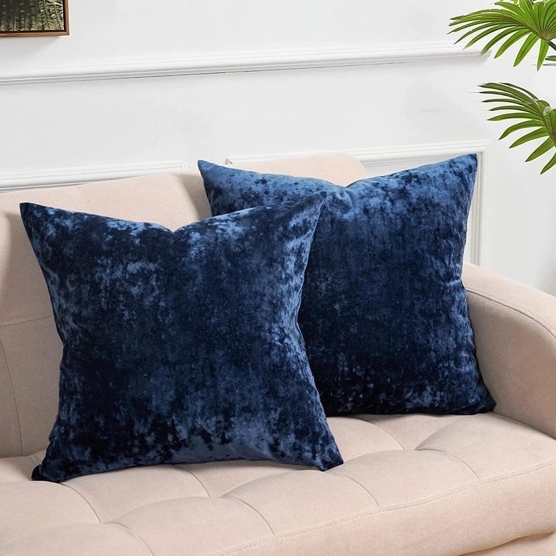 Simple Solid Color Polyester Pillow Covers|Home Decor & Bedding Accessories