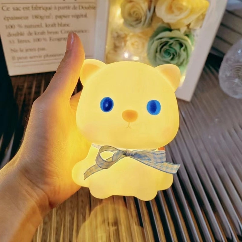 Adorable Bear and Duck Vinyl Night Lights for Indoor Birthday Decor|Home Decor Lighting