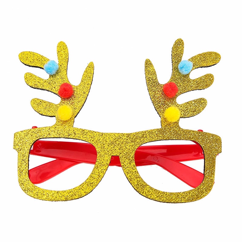 Festive Santa Claus Glasses Hairband for Christmas Halloween Valentine's Day Party|Accessories & Party Supplies